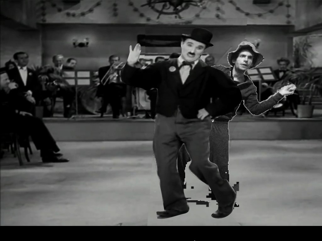User dancing in place of Chaplin