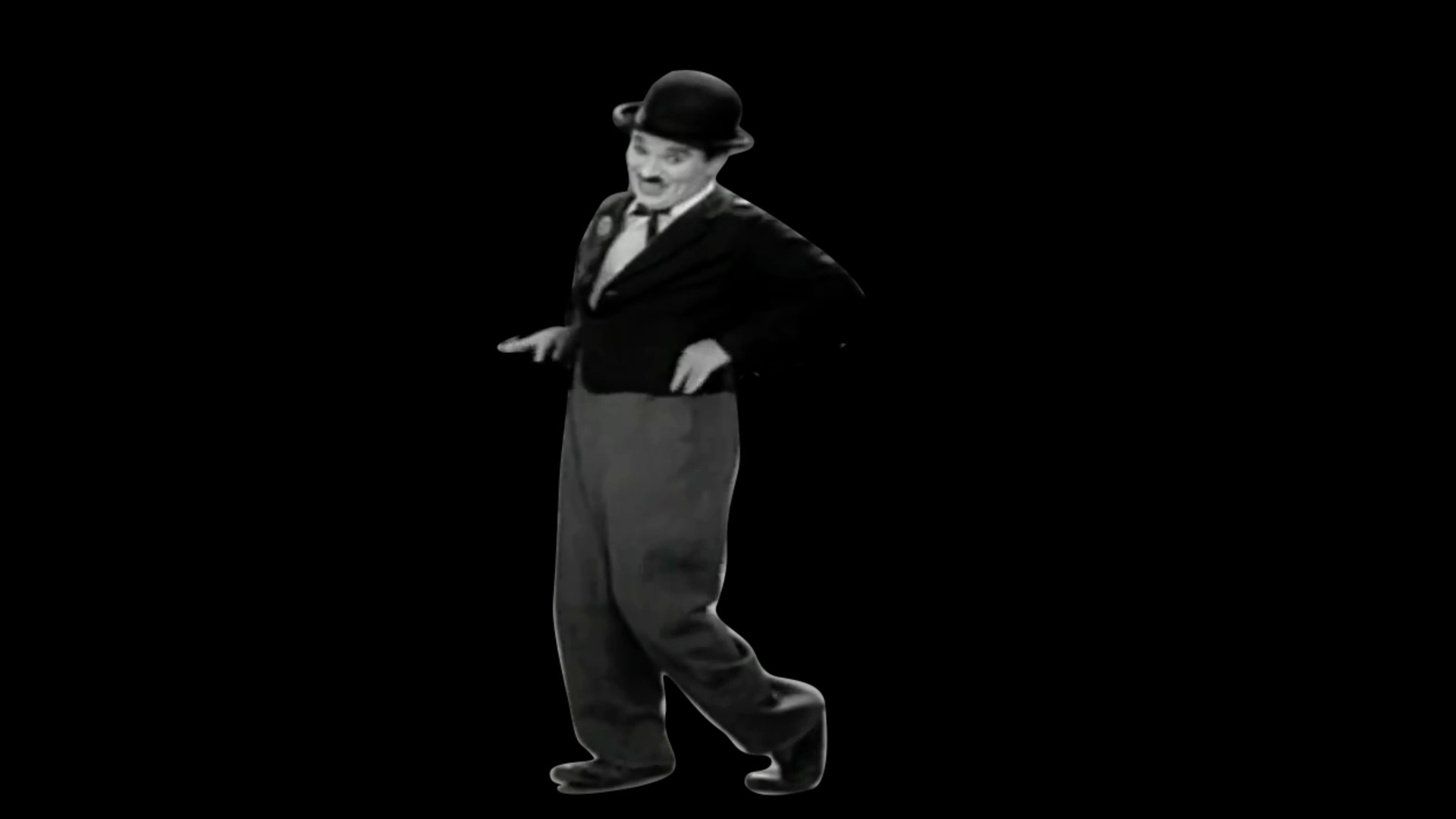 Charlie Chaplin dancing