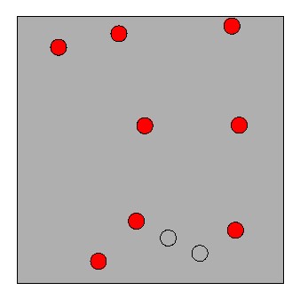 Particle Walker simulation