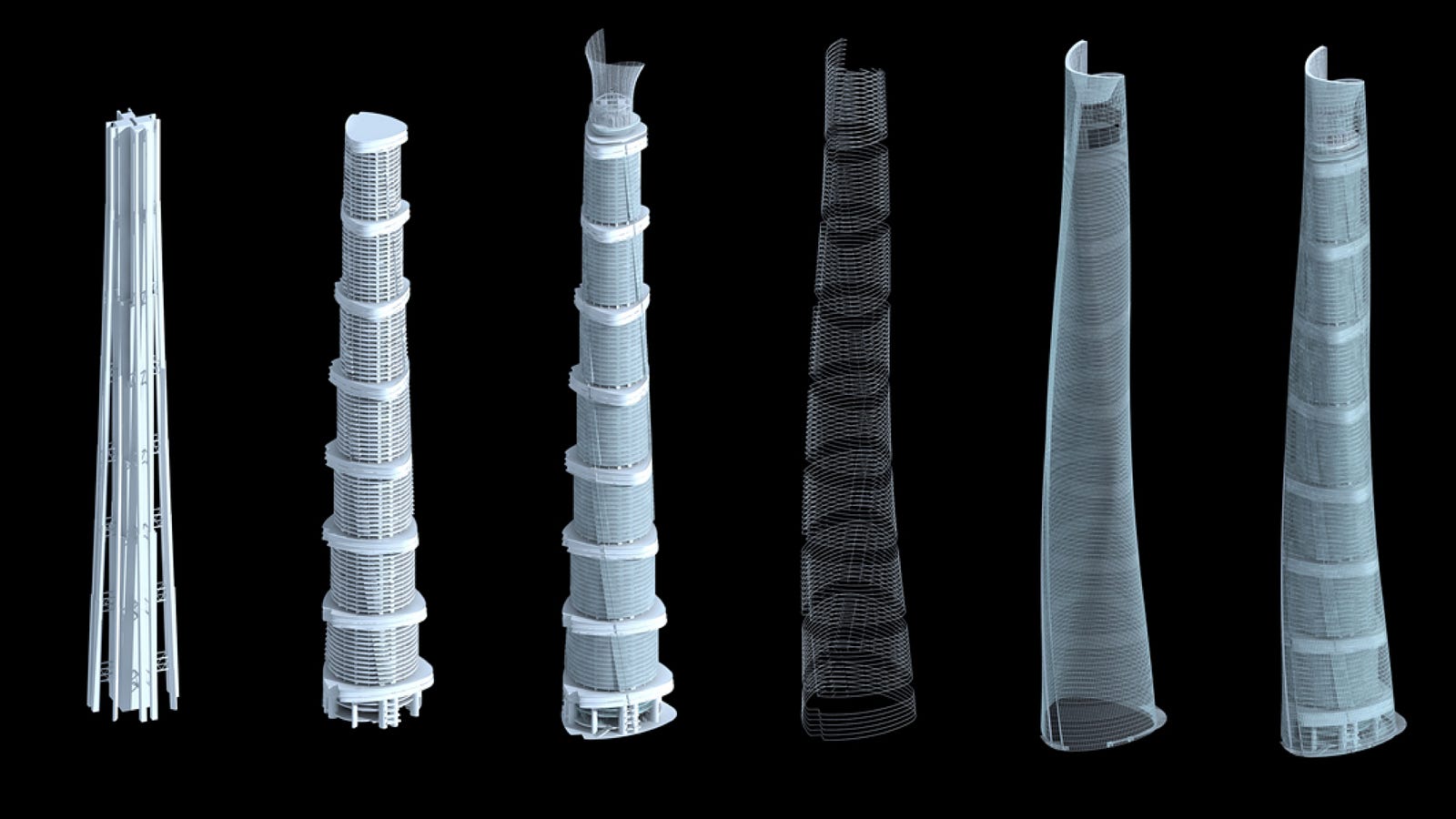 Shanghai Tower exhibit page