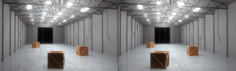 Stereo hanger deep crates side by side 2